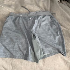 Lululemon mens larder gym shorts-unlined zipper pocket